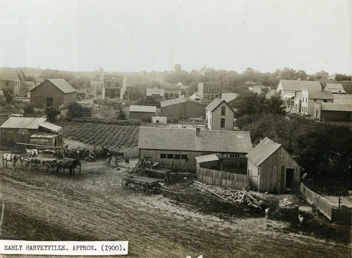 Harveyville, Kansas Business District