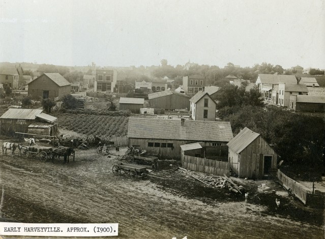 Harveyville, Kansas Business District