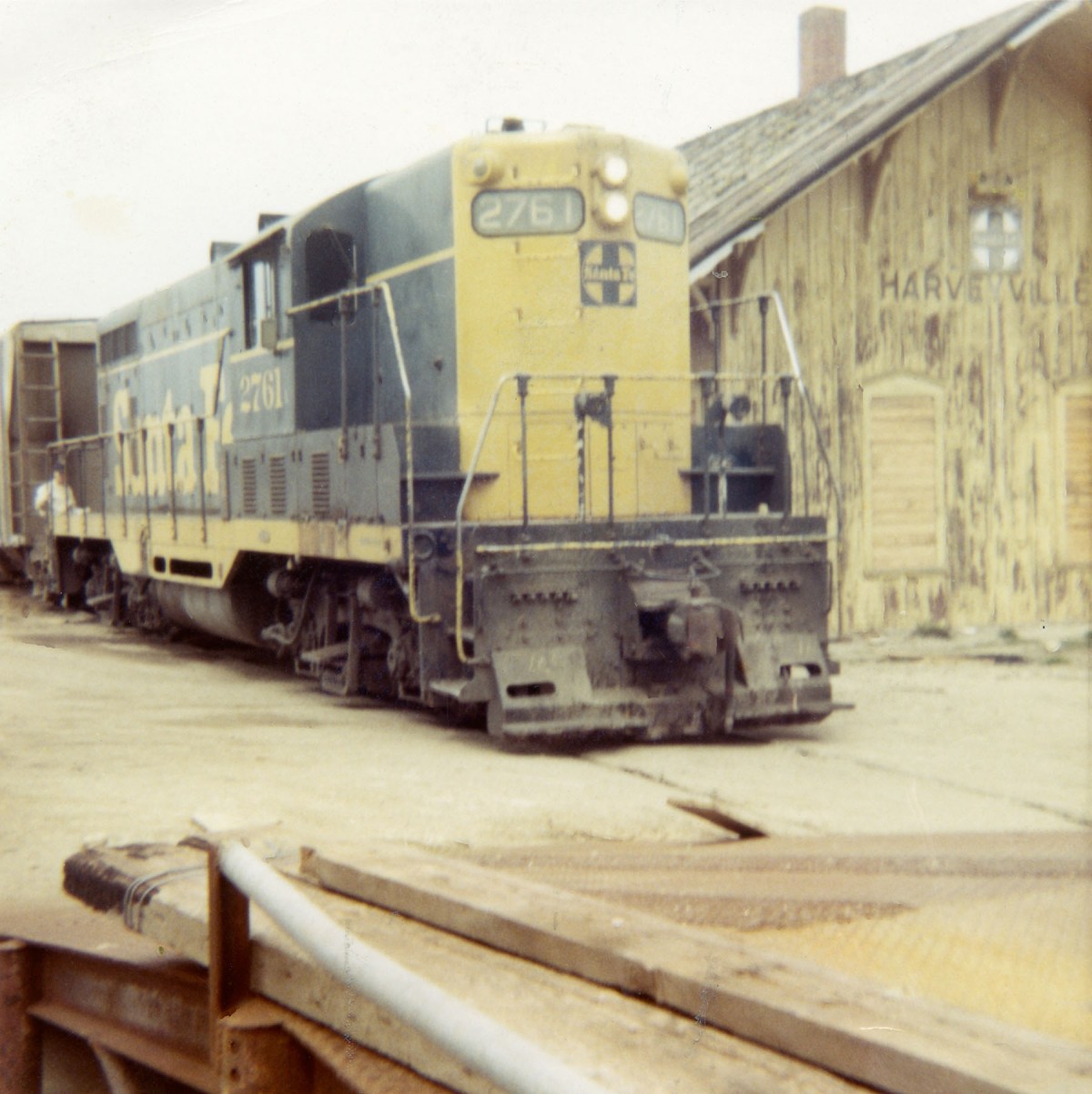 Atchison, Topeka & Santa Fe Train Leaves Station for Last Time