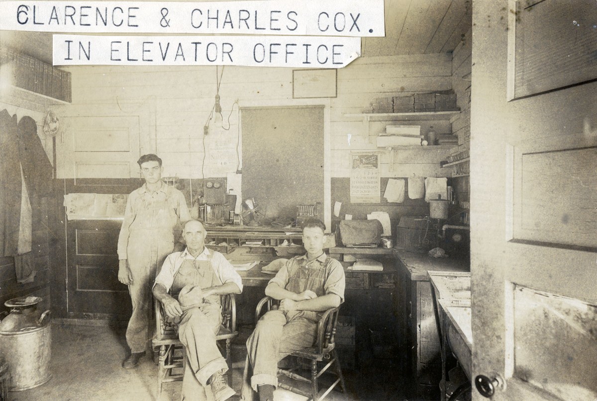 Interior View of the Harveyville Grain Elevator