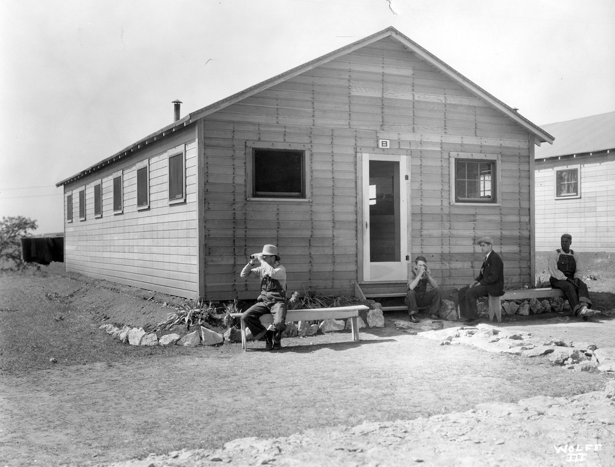 Kansas Emergency Relief Committee Transient Camp Barracks Building