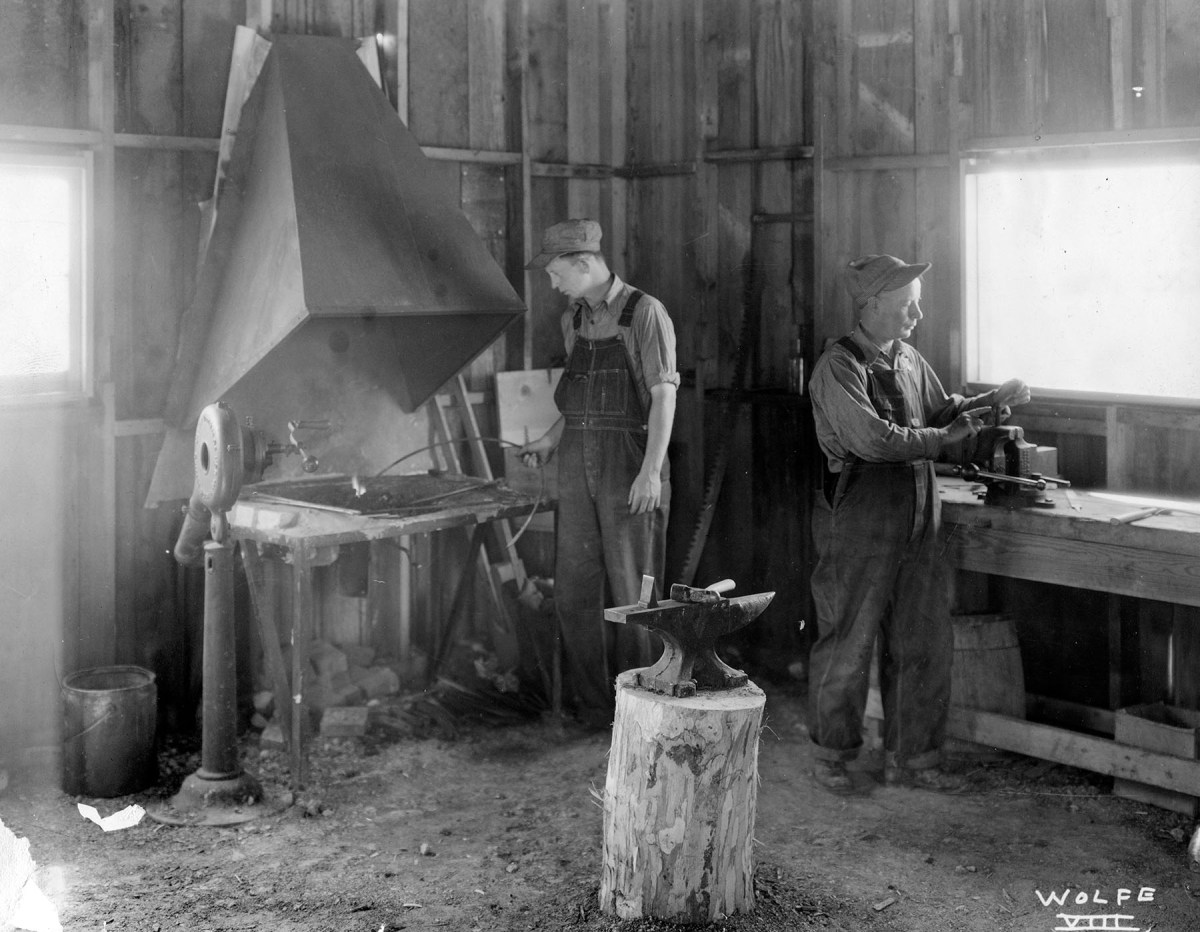 Kansas Emergency Relief Committee Blacksmith Shop