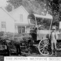 Tony Peterson Delivering Groceries, Maple Hill, Kansas