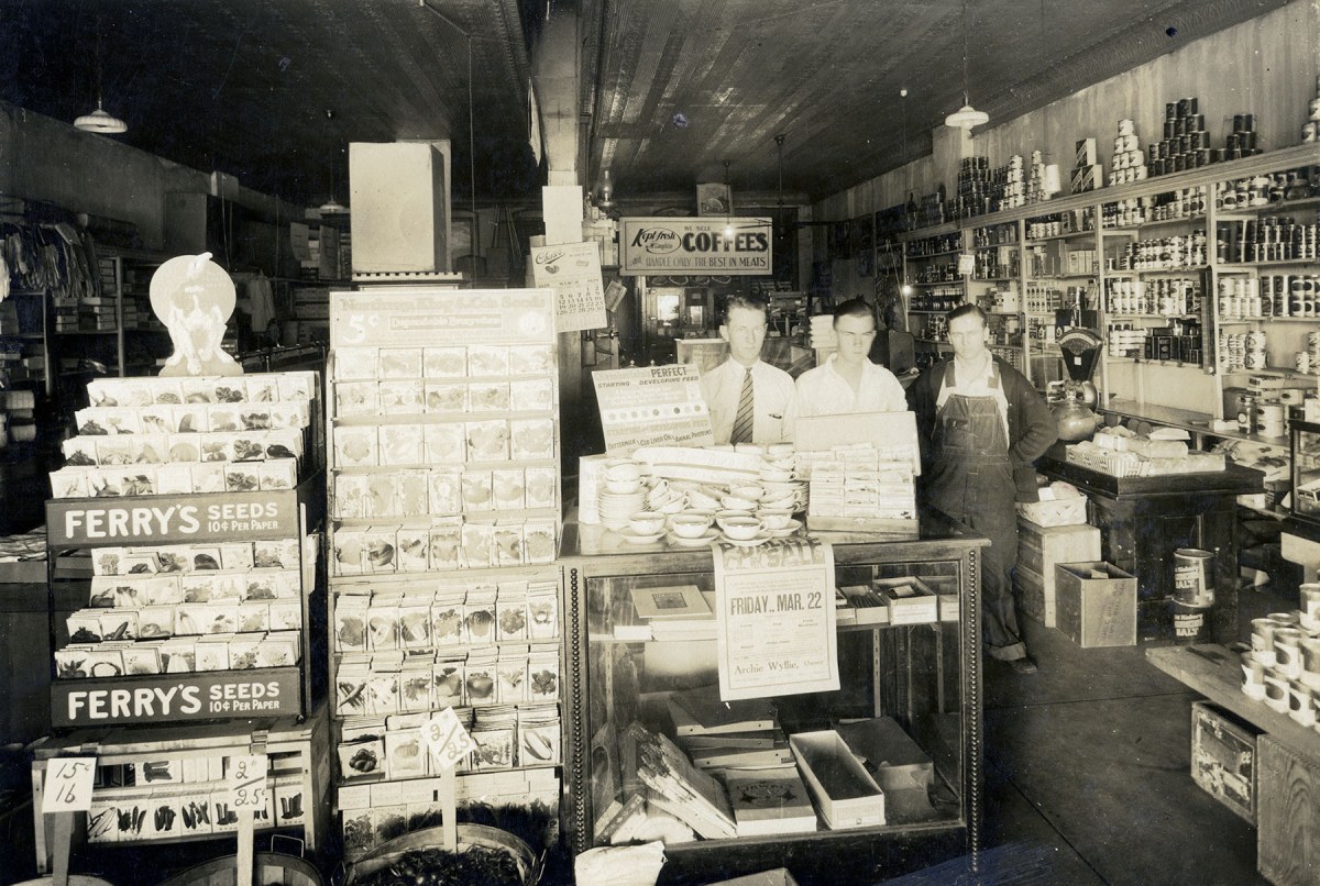 Interior View of the Maple Hill Grocery Store