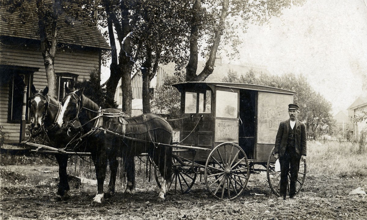 August Hansen’s Dairy Wagon, McFarland, Kansas