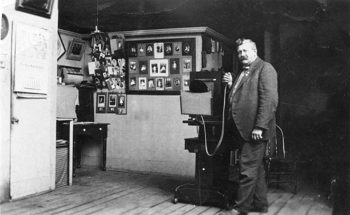 Gus Meier in Alma, Kansas Studio