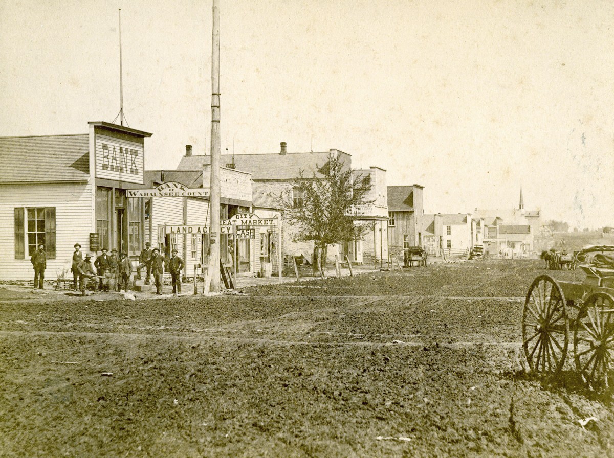 Missouri Street, Alma, Kansas - 1884