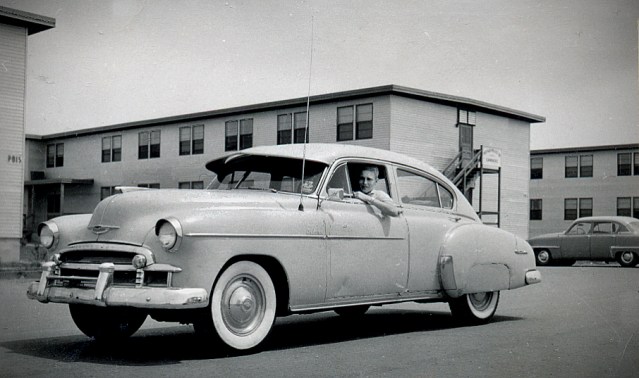 1957---DAVE IN HIS 1950 CHEVY