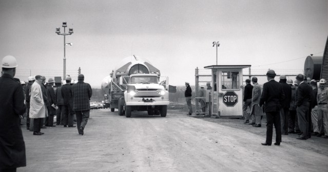 1961-- ATLAS MISSILE DELIVERED TO SITE AT FORBES AFB---PAGE 7