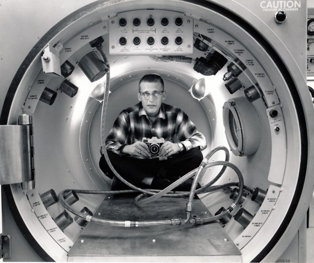 1961--DAVE INSIDE PRESSURE TANK