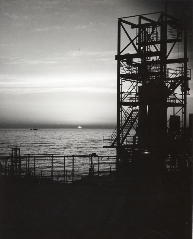 SAN DIEGO---POINT LOMA ATLAS TEST SITE AT SUN DOWN--1964