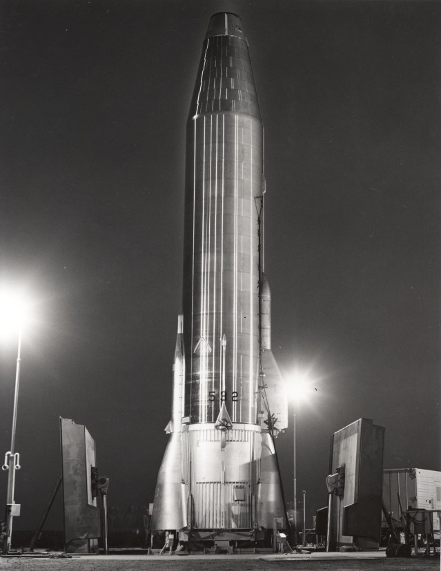 SCHILLING---ATLAS AT NIGHT ERECTED--1962