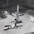 SCHILLING—ATLAS MISSILE #555 ERECTED–SITE UNKNOWN